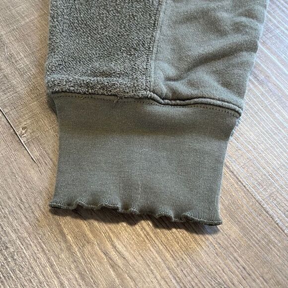 Joie Domanique Jogger Pants L Green Stretch Knit Pockets Fitness Yoga Pull-On - Picture 8 of 9